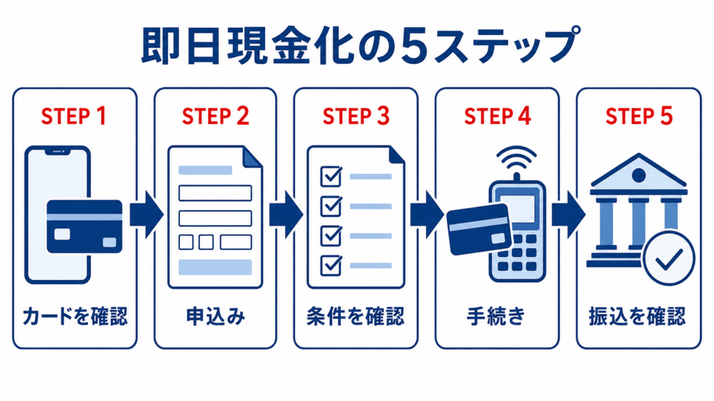 メルペイのバーチャルカード確認から申込み・振込までの5ステップ